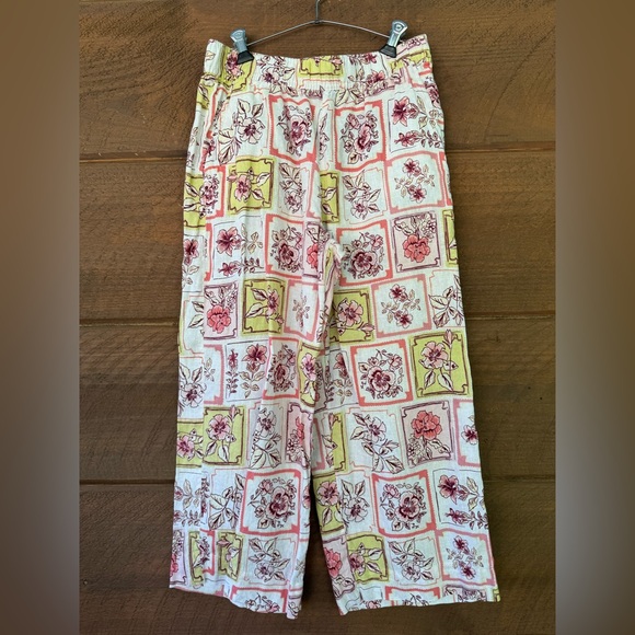 Joie Linen Floral Pants Women’s Medium - Picture 1 of 6